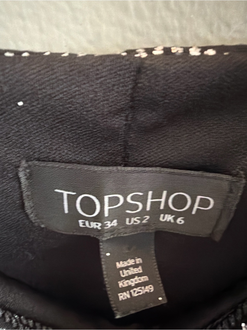 Topshop Silver Metallic Shimmer Cowl Neck Mini Slip Dress US 2 Y2K Party Club - Picture 7 of 9